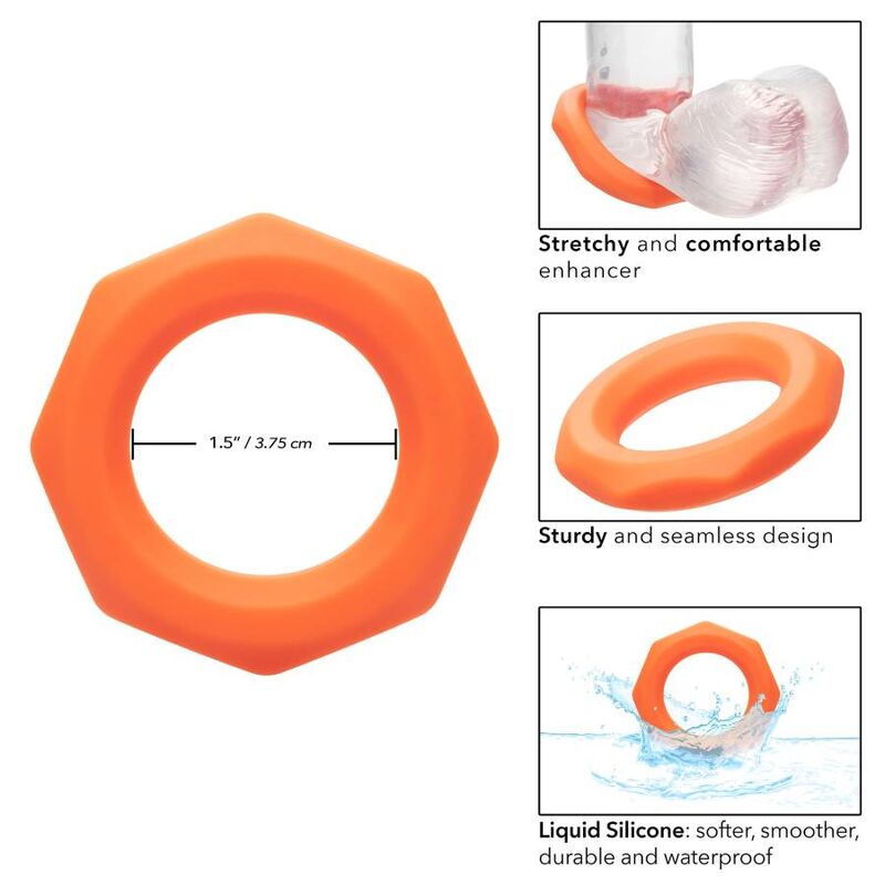 CALEXOTICS - ANEL ALPHA SEXAGON LARANJA - Toys "n" Us