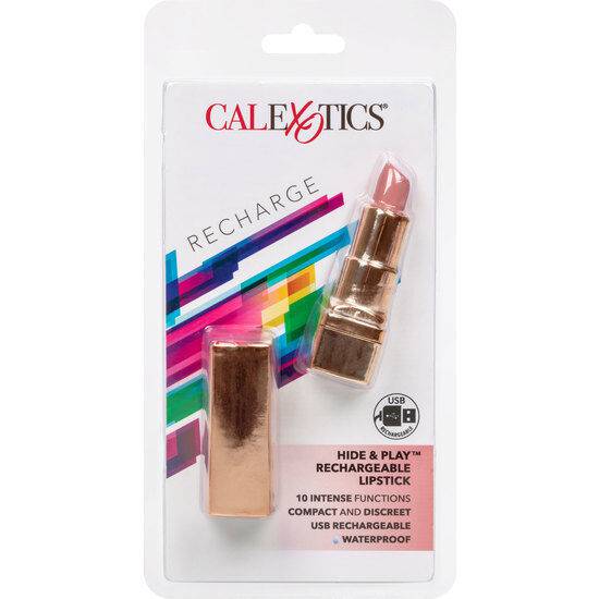 CALEXOTICS - BATOM RECARREGVEL BALA HIDE & PLAY ROSA SUAVE - Toys "n" Us