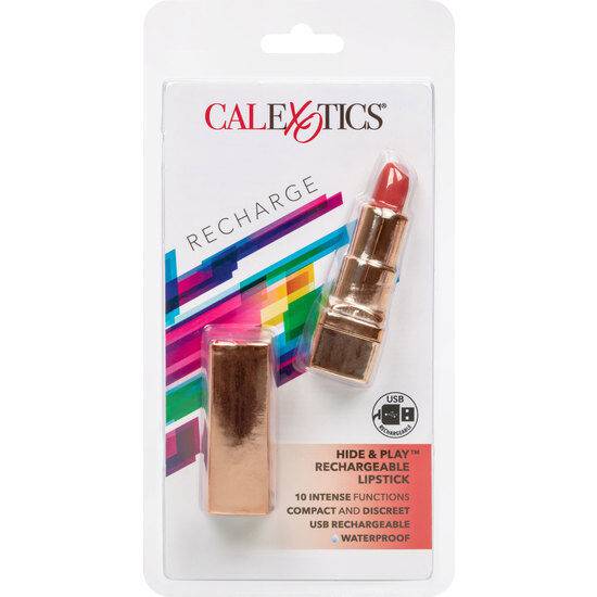 CALEXOTICS - BATOM RECARREGVEL BALA HIDE & PLAY VERMELHO - Toys "n" Us