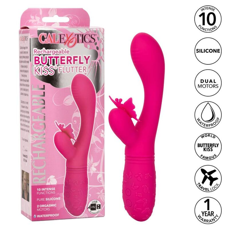 CALEXOTICS - BORBOLETA KISS FLUTTER ROSA - Toys "n" Us