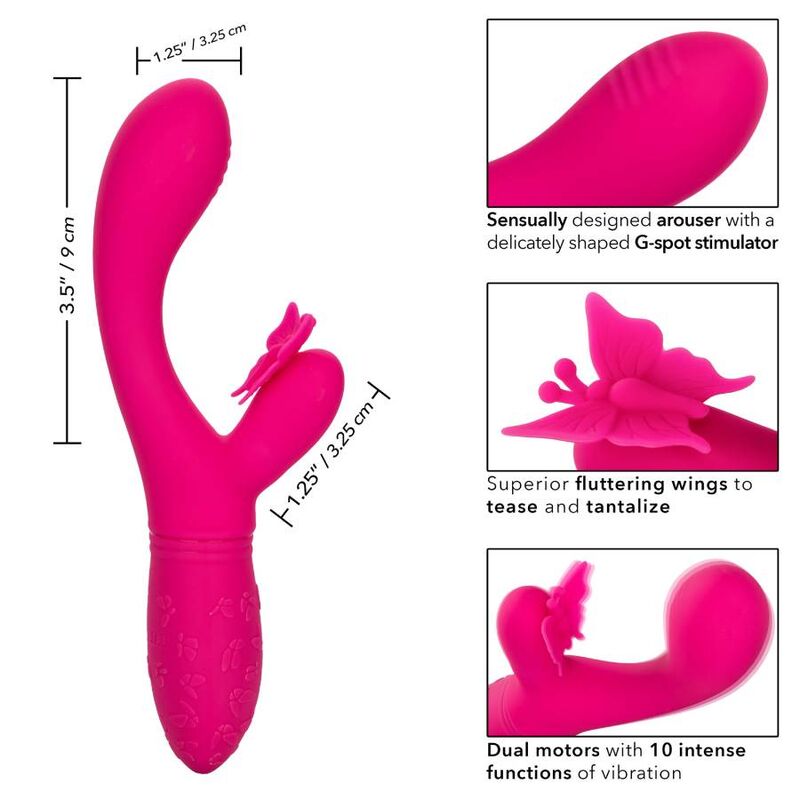 CALEXOTICS - BORBOLETA KISS FLUTTER ROSA - Toys "n" Us