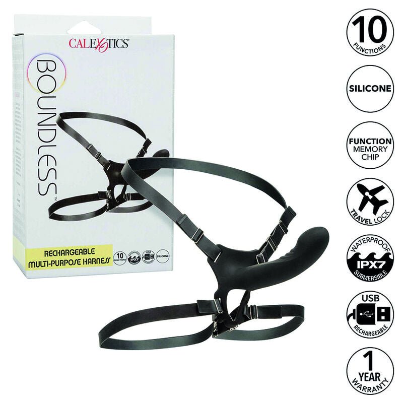CALEXOTICS - BOUNDLESS ARNESS MULTI - PORPUSE RECARREGVEL - Toys "n" Us