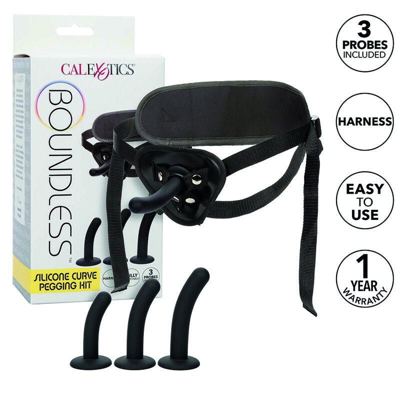 CALEXOTICS - BOUNDLESS KIT DE PEGGING DE CURVA DE SILICONE - Toys "n" Us