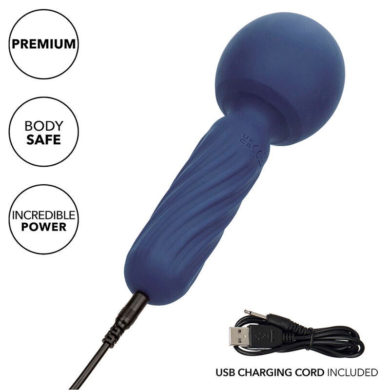 CALEXOTICS - CHARISMA SEDUCTION MASSAGER 12 FUNCTIONS 17.75 CM X 6.25 CM PURPLE - Toys "n" Us