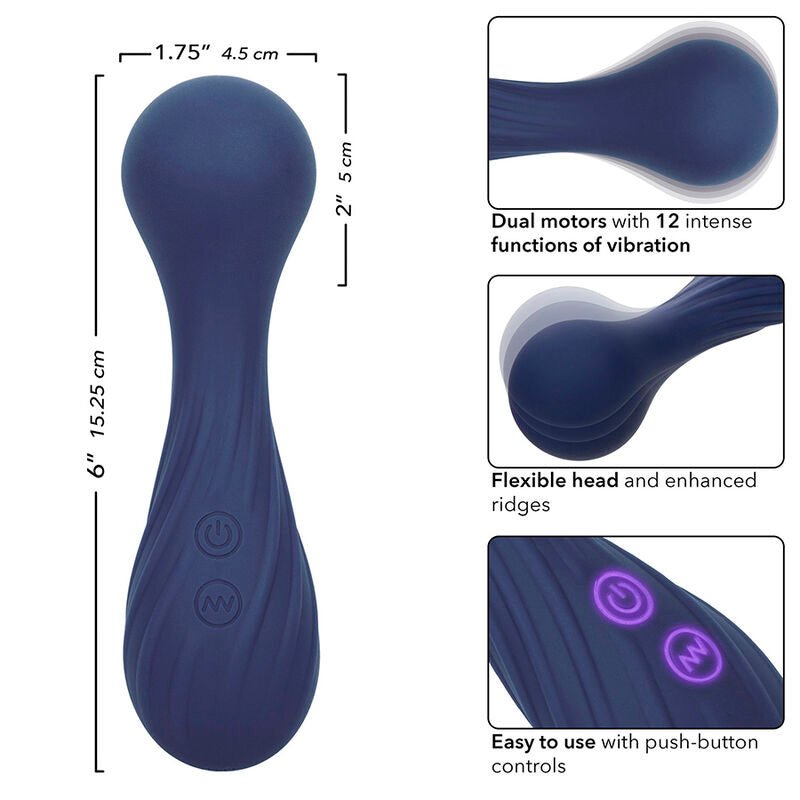 CALEXOTICS - CHARISMA TEMPTATION MASSAGER 12 FUNCTIONS PURPLE - Toys "n" Us