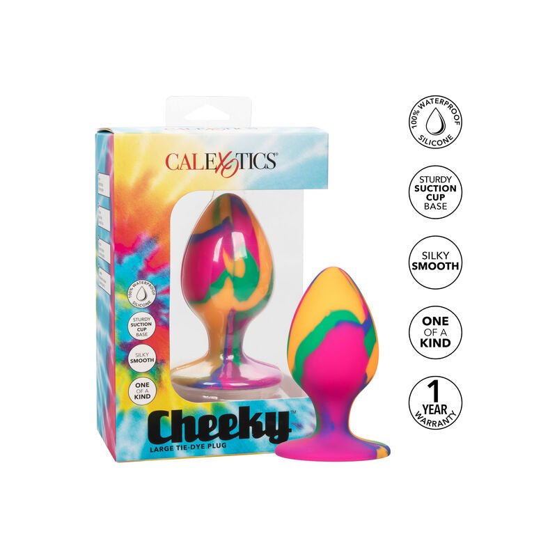 CALEXOTICS - CHEEKY GRANDE PLUG TIE - DYE ANAL - Toys "n" Us