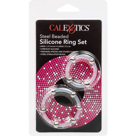 CALEXOTICS - CONJUNTO DE ANÉIS DE SILICONE COM FRESAS DE AO - Toys "n" Us