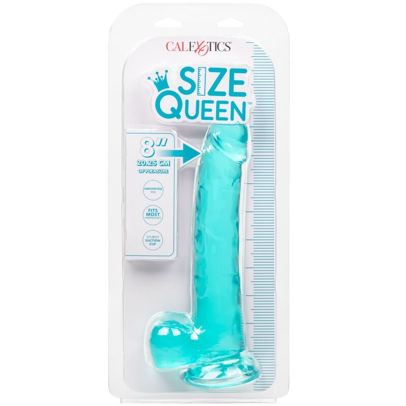 CALEXOTICS - DILDO QUEEN TAMANHO AZUL 20.3 CM - Toys "n" Us