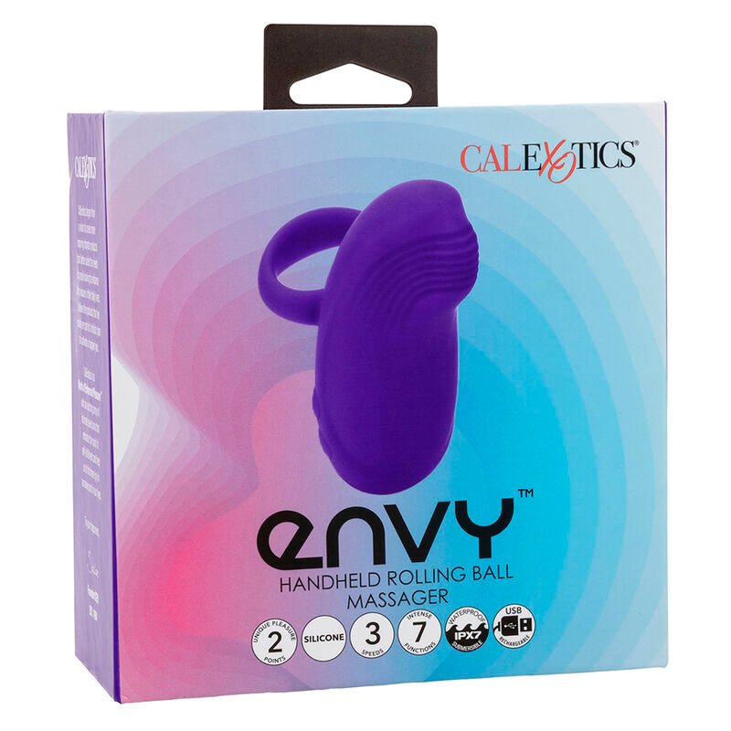 CALEXOTICS - ENVY HANDHELD ROLLING BALL MASSAGER 7 VIBRATIONS PURPLE - Toys "n" Us