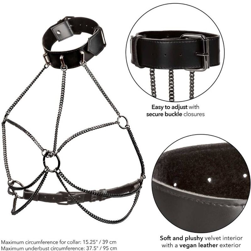 CALEXOTICS - EUPHORIA MULTI CHAIN COLLAR HARNESS - Toys "n" Us