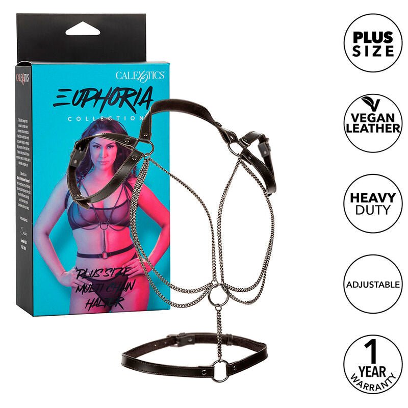CALEXOTICS - EUPHORIA MULTICHAIN HALTER HARNESS PREMIUM PLUS SIZE - Toys "n" Us