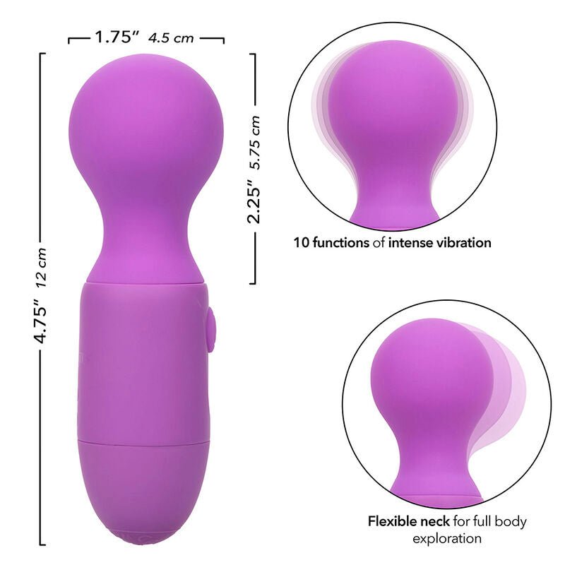 CALEXOTICS - FIRST TIME RECHARGEABLE MASSAGER 10 VIBRATIONS PURPLE - Toys "n" Us