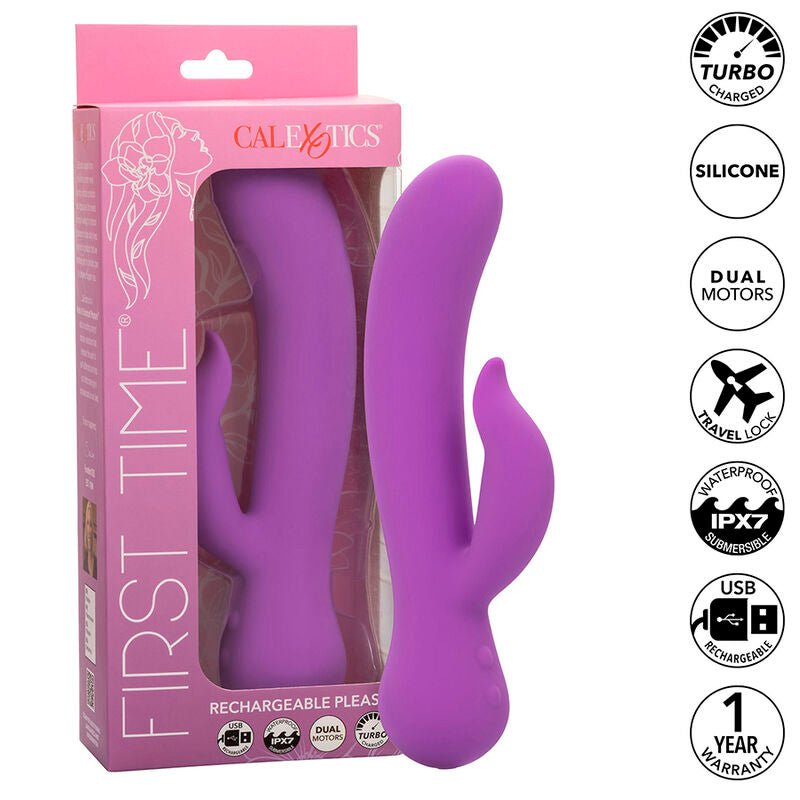 CALEXOTICS - FIRST TIME VIBRATOR PLEASER RECHARGEABLE PURPLE - Toys "n" Us