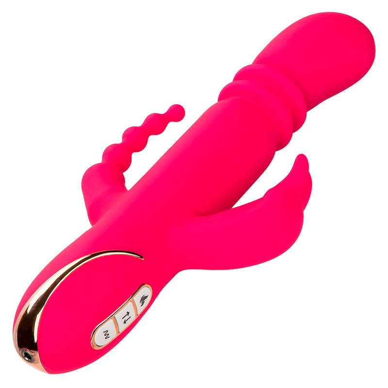 CALEXOTICS - JACK FANTASY TRIPLE HEATED VIBRATOR RABBIT PINK - Toys "n" Us