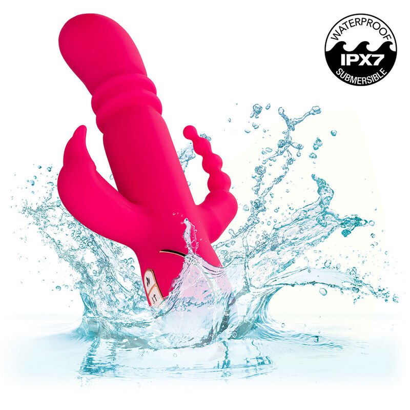 CALEXOTICS - JACK FANTASY TRIPLE HEATED VIBRATOR RABBIT PINK - Toys "n" Us