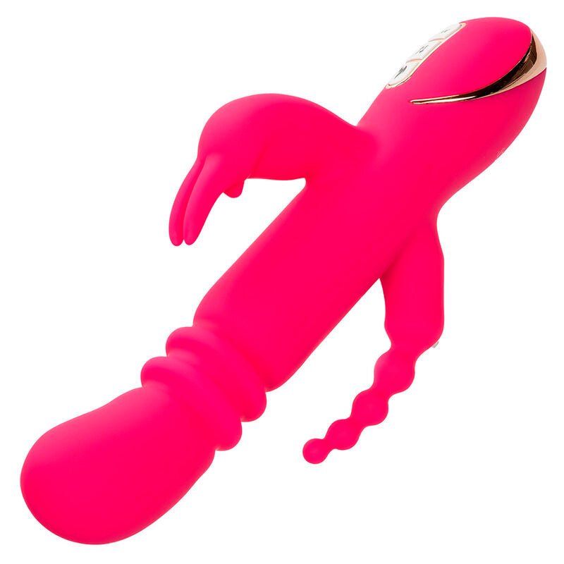 CALEXOTICS - JACK FANTASY TRIPLE HEATED VIBRATOR RABBIT PINK - Toys "n" Us
