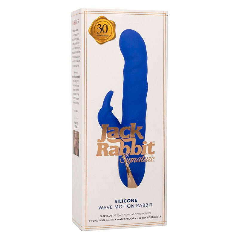 CALEXOTICS - JACK RABBIT VIBRATOR WAVE MOTION BLUE - Toys "n" Us