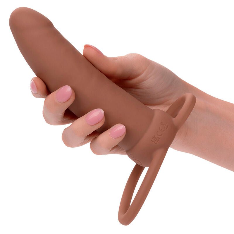 CALEXOTICS - MAXX THICK DUAL PENETRATOR 10 VIBRATIONS BROWN - Toys "n" Us