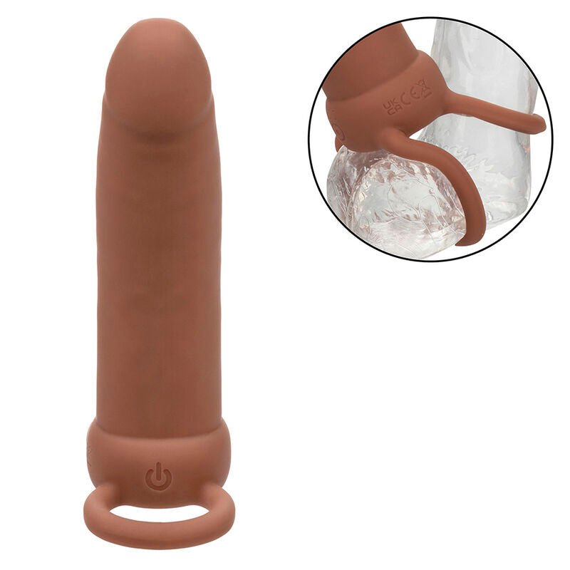 CALEXOTICS - MAXX THICK DUAL PENETRATOR 10 VIBRATIONS BROWN - Toys "n" Us