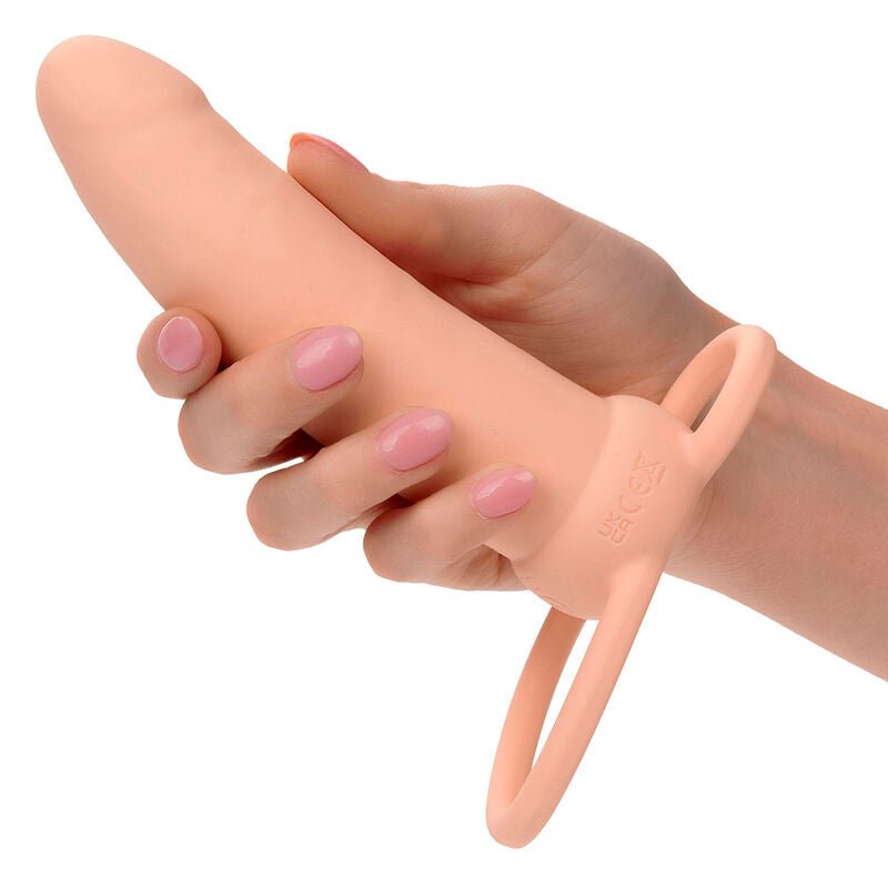 CALEXOTICS - MAXX THICK DUAL PENETRATOR 10 VIBRATIONS FLESH - Toys "n" Us