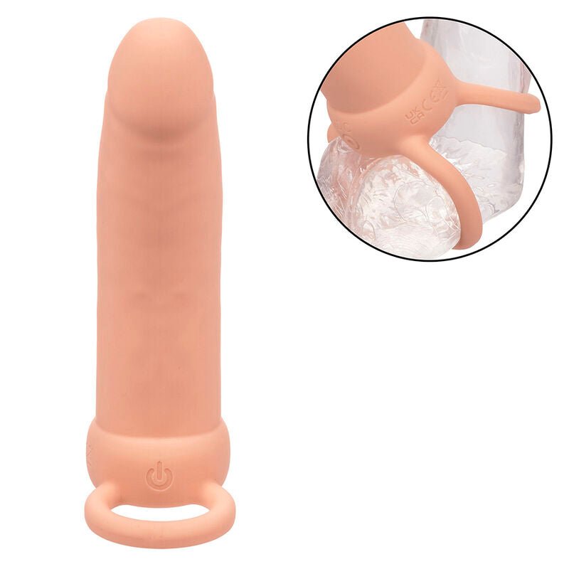 CALEXOTICS - MAXX THICK DUAL PENETRATOR 10 VIBRATIONS FLESH - Toys "n" Us