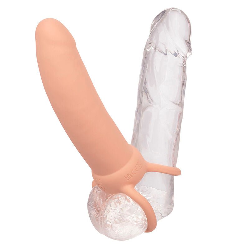 CALEXOTICS - MAXX THICK DUAL PENETRATOR 10 VIBRATIONS FLESH - Toys "n" Us