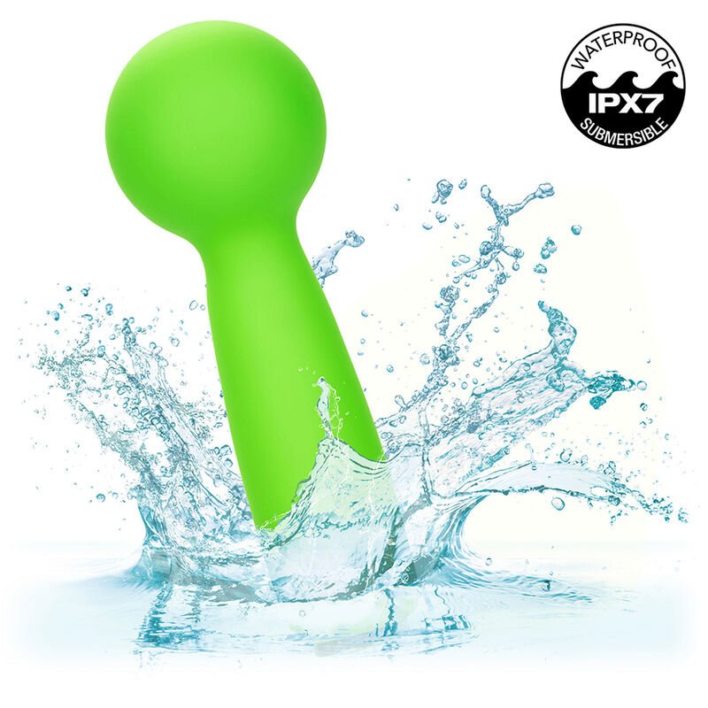 CALEXOTICS - NEON VIBES THE BUBBLY VIBE MINI MASSAGER 10 VIBRATIONS GREEN - Toys "n" Us