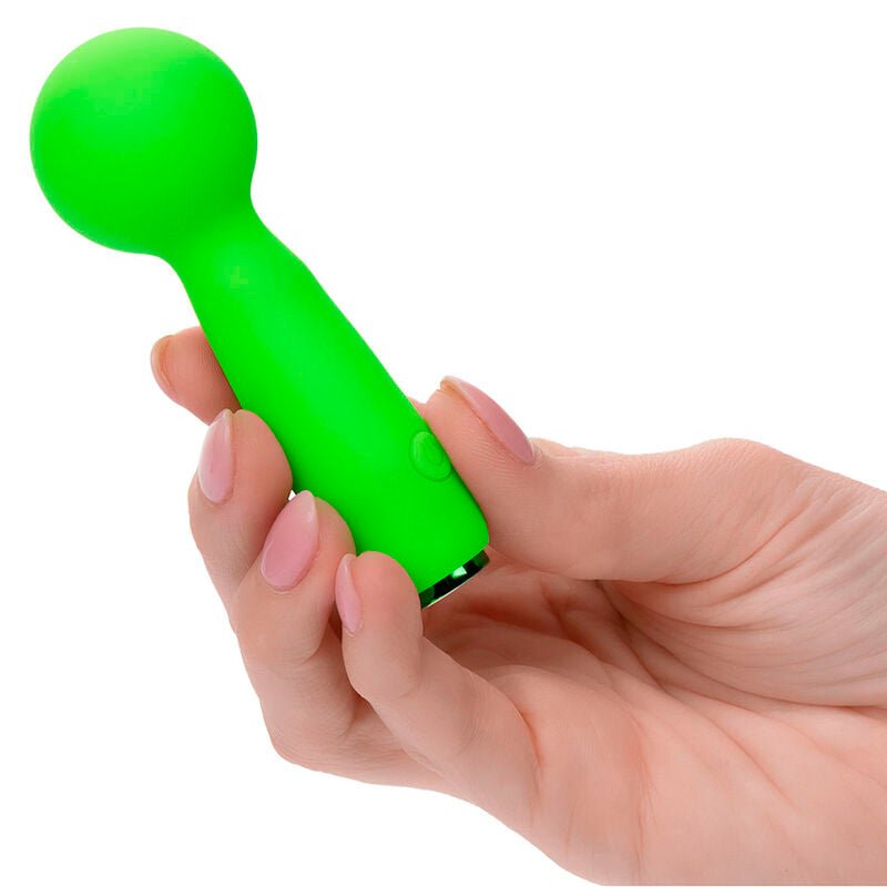 CALEXOTICS - NEON VIBES THE BUBBLY VIBE MINI MASSAGER 10 VIBRATIONS GREEN - Toys "n" Us