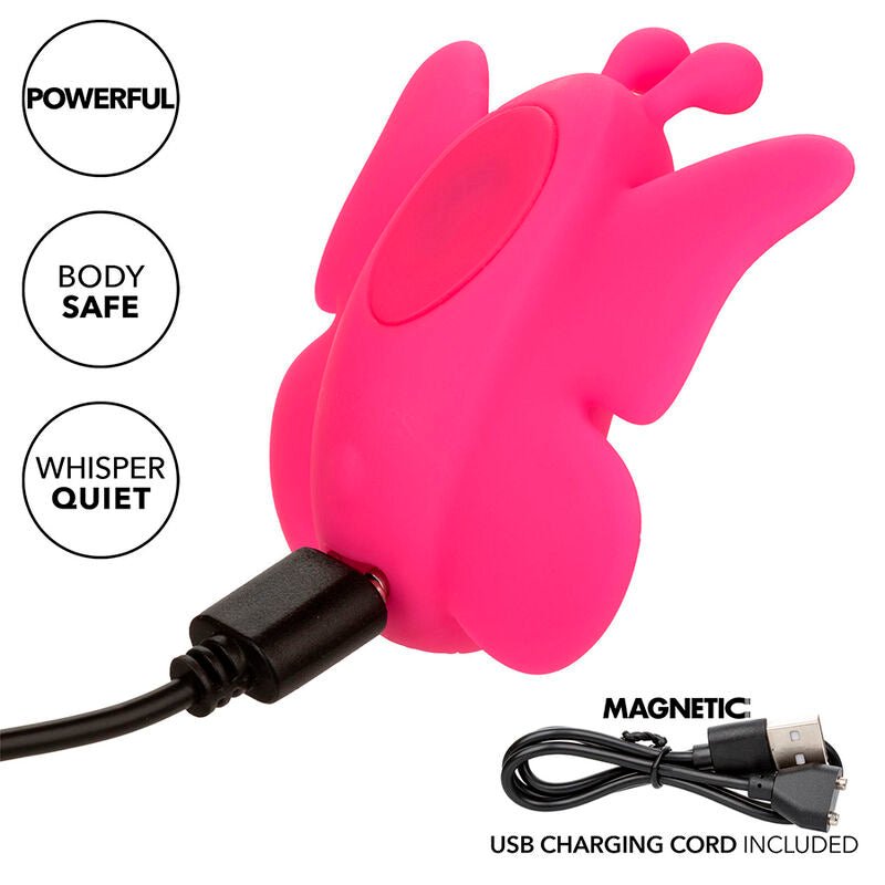 CALEXOTICS - NEON VIBES THE FLUTTER VIBE STIMULATOR 10 VIBRATIONS PINK - Toys "n" Us