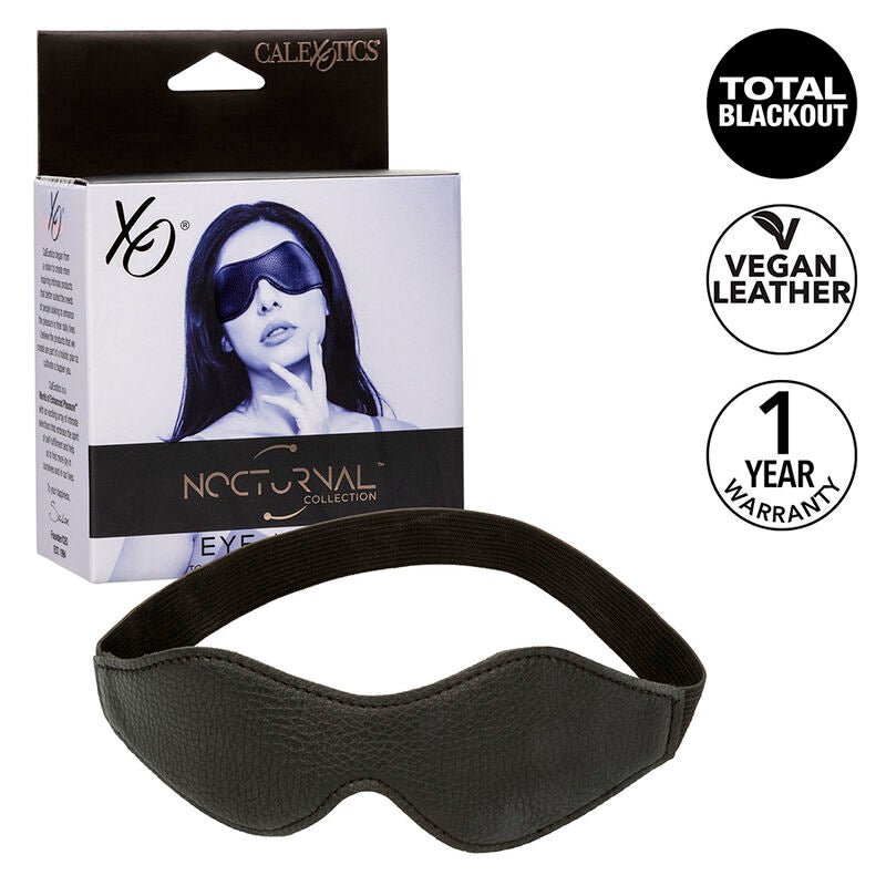 CALEXOTICS - NOCTURNAL EYE MASK PVC LEATHER BLACK - Toys "n" Us