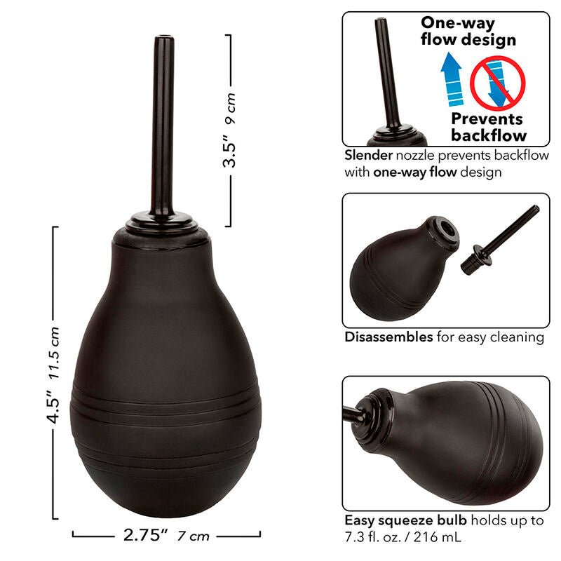 CALEXOTICS - ONE WAY ANAL DOUCHE BLACK - Toys "n" Us