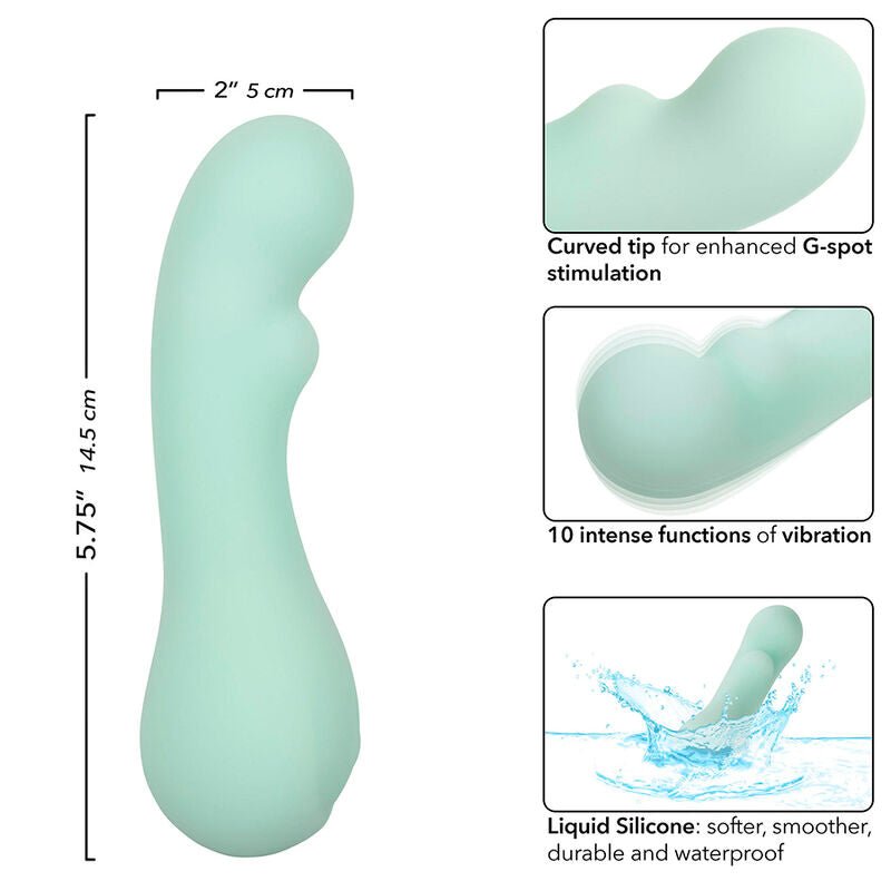 CALEXOTICS - PACIFICA BORA BORA ESTIMULATOR G SPOT 10 VIBRATIONS AQUA - Toys "n" Us