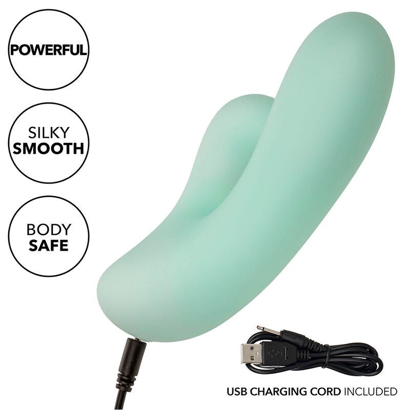 CALEXOTICS - PACIFICA FIJI VIBRATOR & ESTIMULATOR G SPOT 10 VIBRATIONS AQUA - Toys "n" Us
