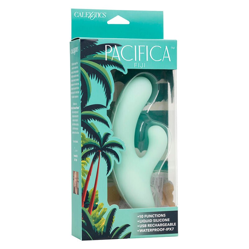 CALEXOTICS - PACIFICA FIJI VIBRATOR & ESTIMULATOR G SPOT 10 VIBRATIONS AQUA - Toys "n" Us