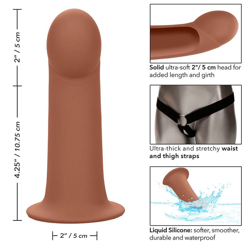 CALEXOTICS - PERFORMANCE MAXX EXTENSION WITH HARNESS BROWN SKIN - Toys "n" Us