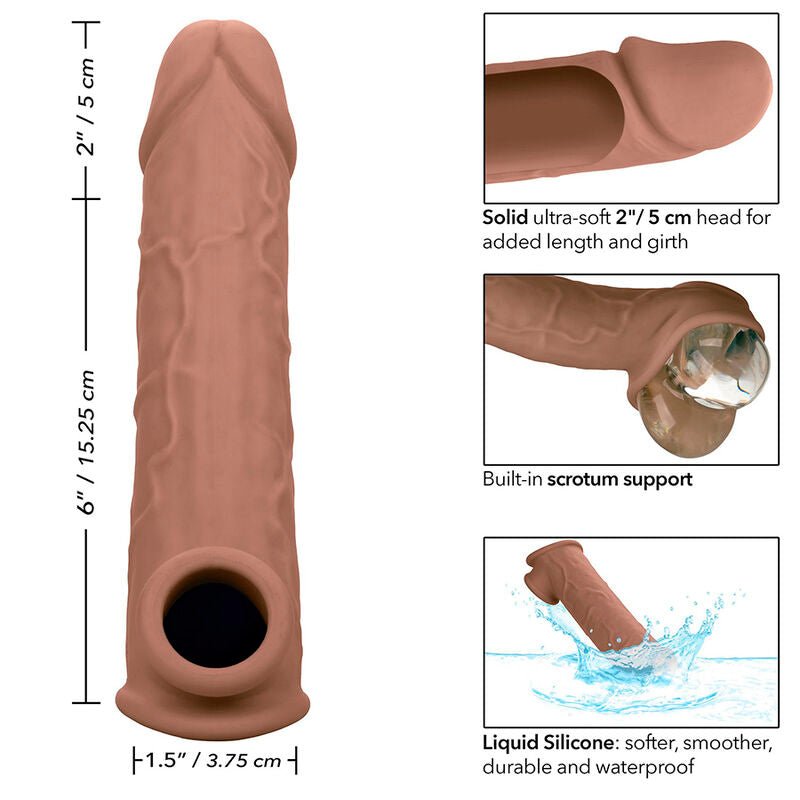 CALEXOTICS - PERFORMANCE MAXX LIFE - LIKE EXTENSION 8 PELE MARROM - Toys "n" Us