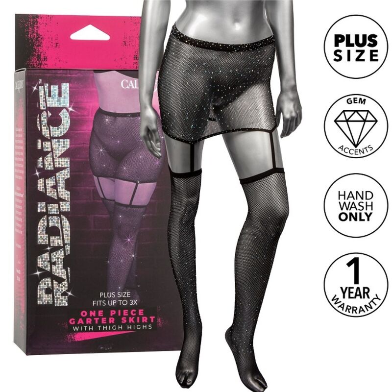 CALEXOTICS - RADIANCE SAIA GARTER COXAS PLUS SIZE - Toys "n" Us
