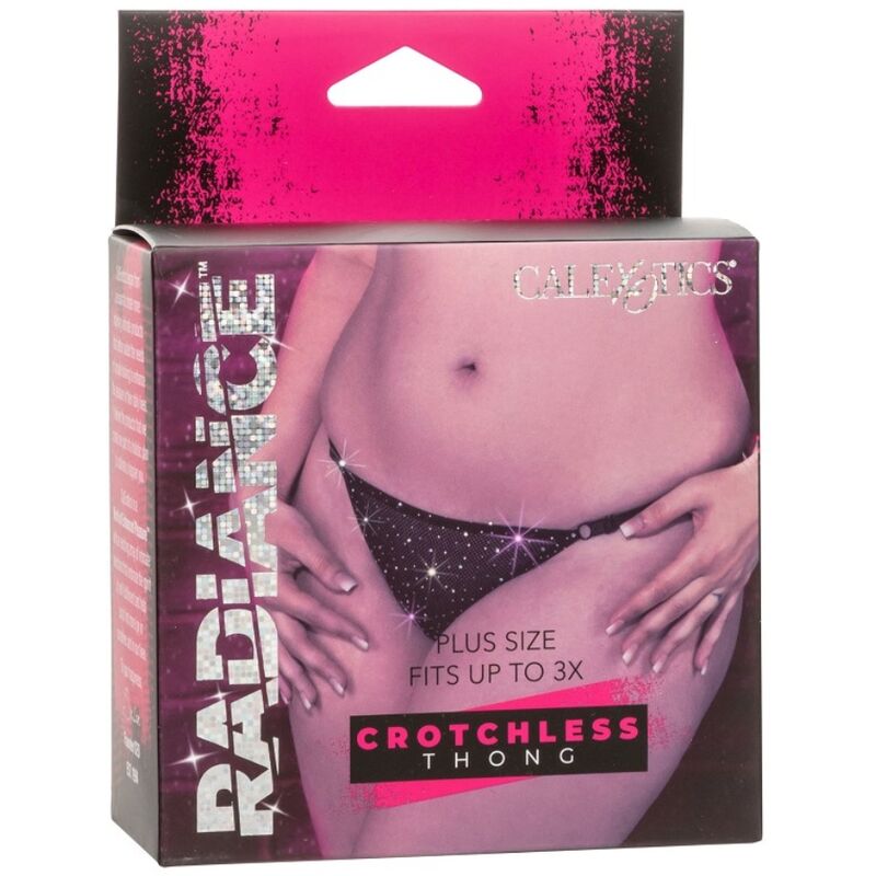 CALEXOTICS - RADIANCE TANGA CROTCHLESS RHINE PLUS SIZE - Toys "n" Us
