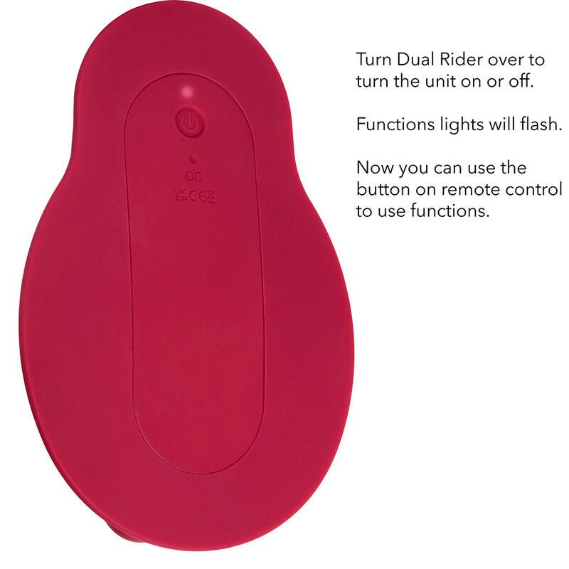 CALEXOTICS - RIDER MASSAGER DUPLO MOTOR CONTROLE REMOTO VERMELHO - Toys "n" Us