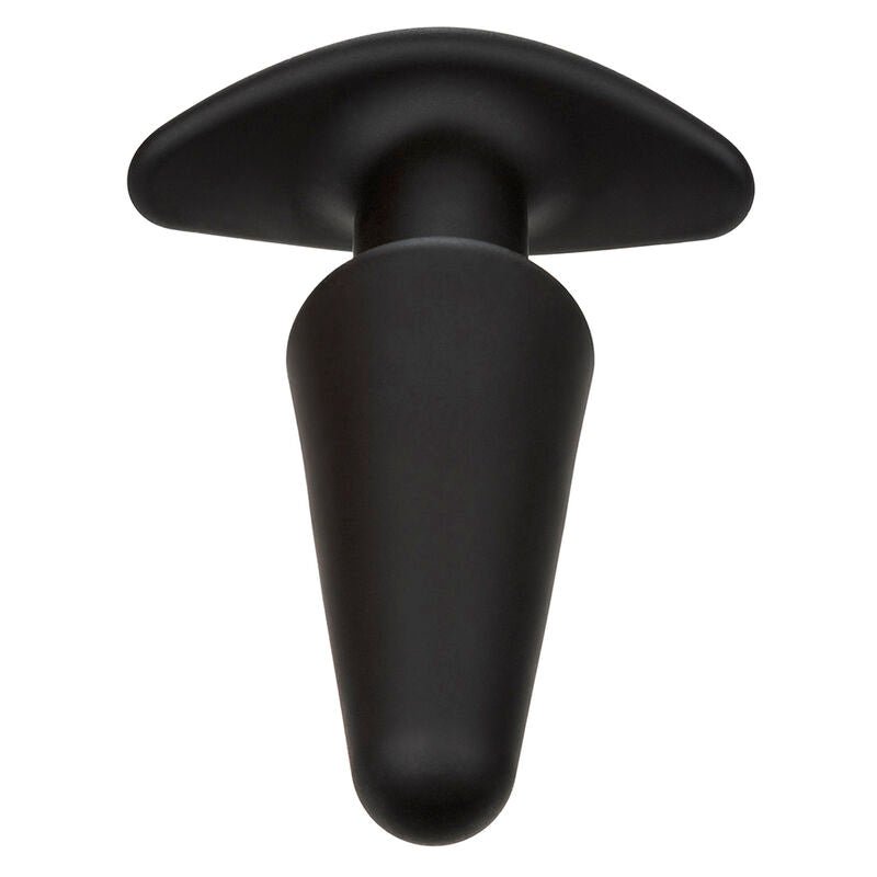 CALEXOTICS - ROCK BOTTOM TAPERED ANAL PLUG 10 VIBRACIONES SILICONE BLACK - Toys "n" Us