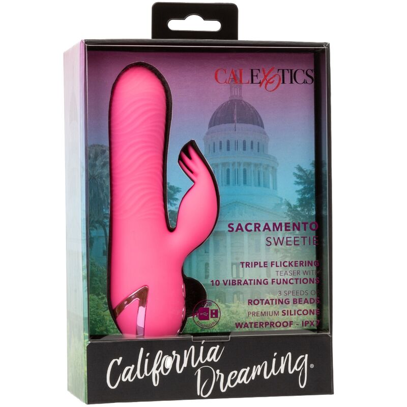 CALEXOTICS - SACRAMENTO SWEETIE VIBRADOR COELHO ROSA POR CALIFORNIA DREAMING - Toys "n" Us