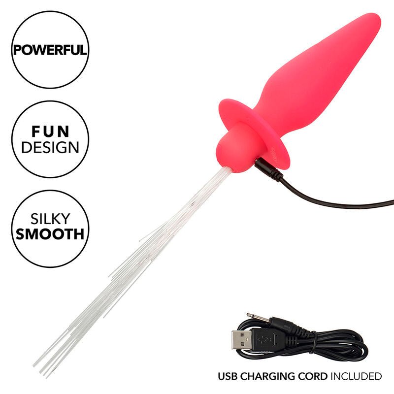 CALEXOTICS - SOUTHERN LIGHTS LIGHT UP ANAL PLUG 10 VIBRATIONS SILICONE PINK - Toys "n" Us