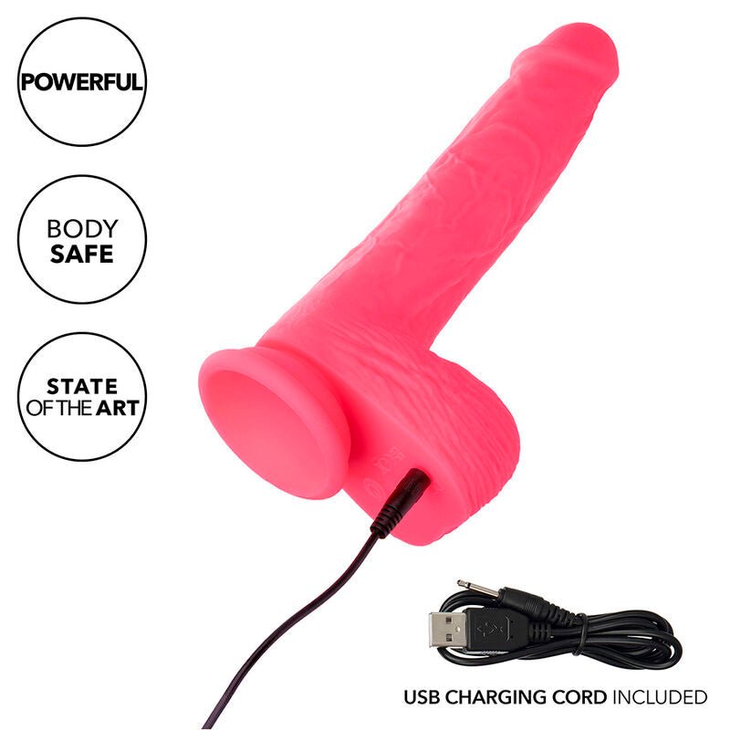 CALEXOTICS - STUDS REALISTIC VIBRATOR 10 VIBRATIONS PINK - Toys "n" Us