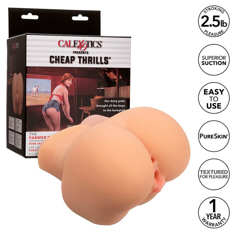 CALEXOTICS - THE FARMERS DAUGHTER DOUBLE REALISTIC MASTURBATOR FLESH - Toys "n" Us