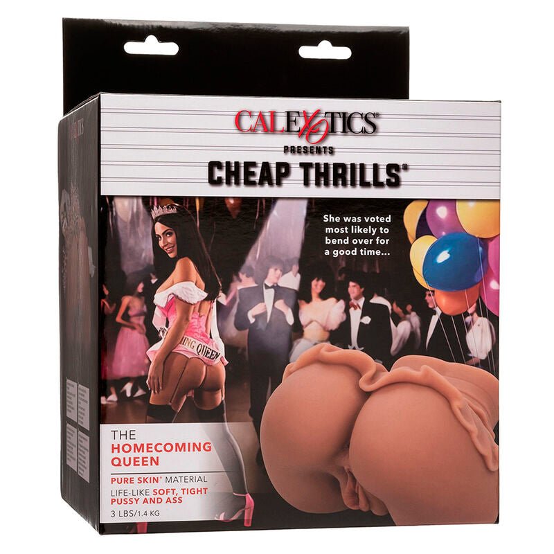 CALEXOTICS - THE HOMECOMING QUEEN DOUBLE REALISTIC MASTURBATOR CARAMEL - Toys "n" Us