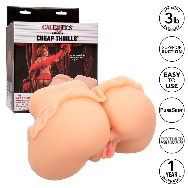 CALEXOTICS - THE PEEP SHOW GIRL DOUBLE REALISTIC MASTURBATOR FLESH - Toys "n" Us