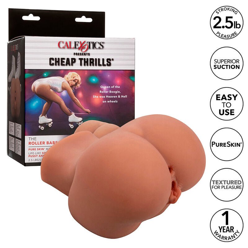CALEXOTICS - THE ROLLER BABE DOUBLE REALISTIC MASTURBATOR FLESH - Toys "n" Us