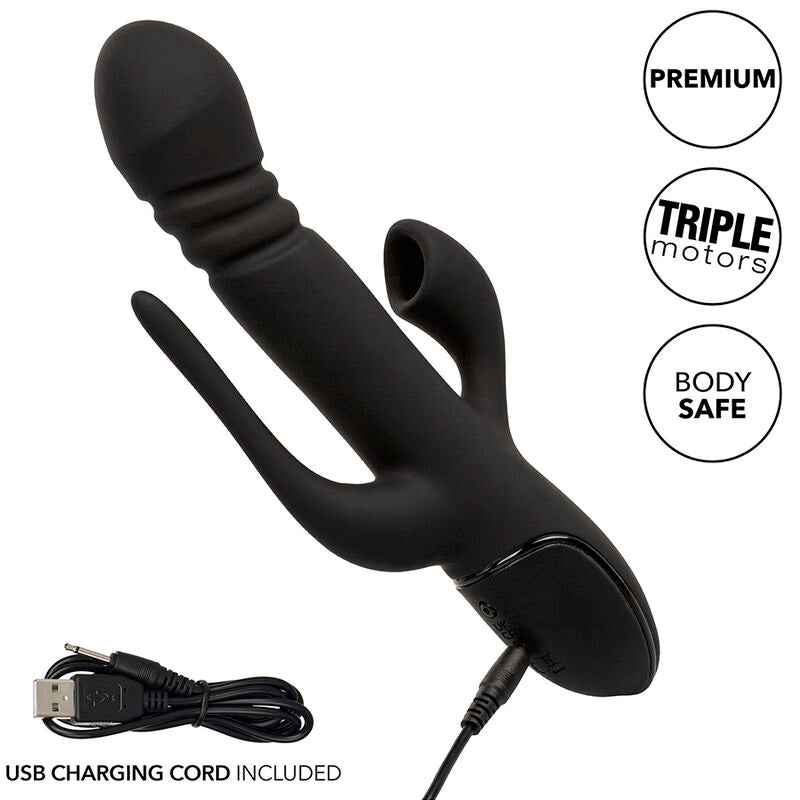 CALEXOTICS - VIBRADOR TRIPLO EUPHORIA PRETO - Toys "n" Us