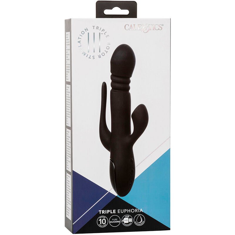 CALEXOTICS - VIBRATOR TRIPLE EUPHORIA BLACK - Toys "n" Us