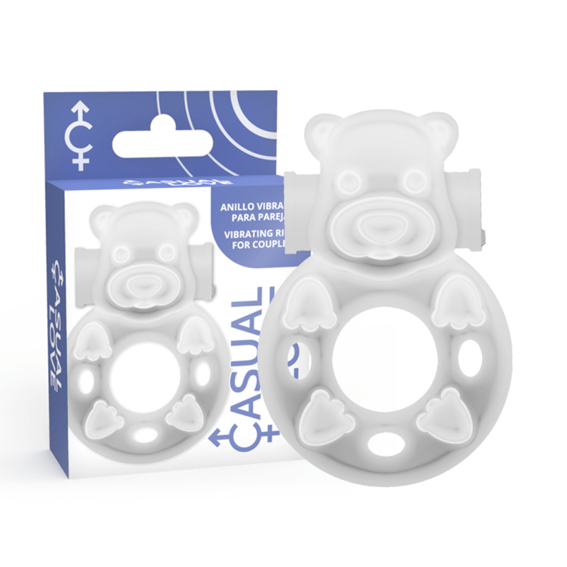 CASUAL LOVE - 26 ANEL DE VIBRADOR DE COELHO TRANSPARENTE - Toys "n" Us
